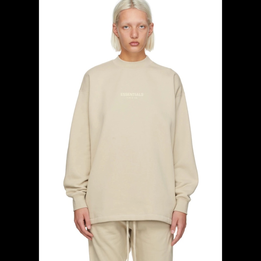 Essentials Women's Cream Sweatshirt